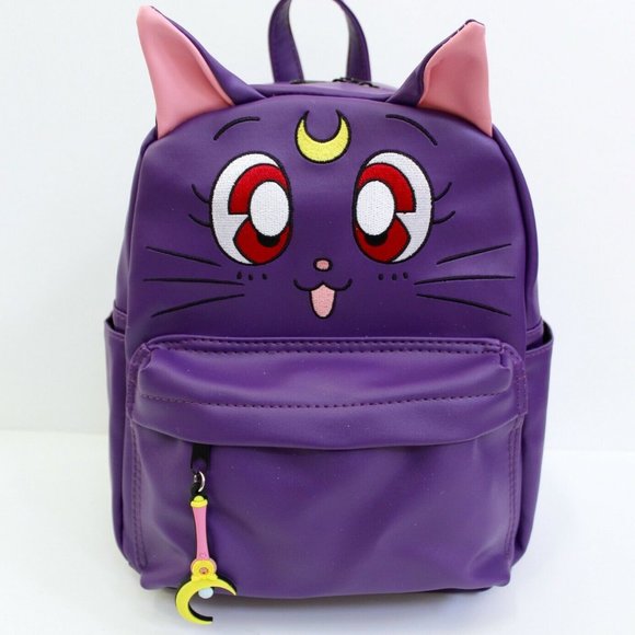 Hot Topic Handbags - Sailor Moon Luna 3D Ears Mini Backpack Purple